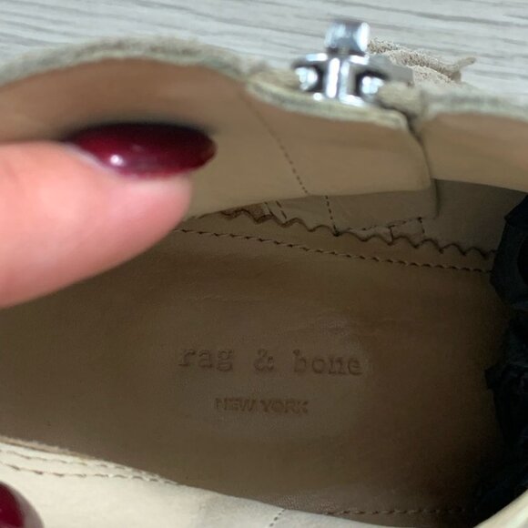 RAG & BONE Margot Side-zip Suede Ankle Boot - Picture 11 of 12